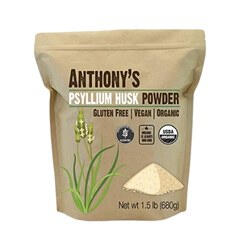 anthonys-psyllium-husk-powder Anthony’s organic psyllium husk powder natural fiber for digestion and regularity